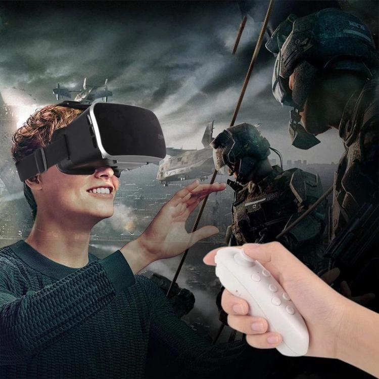 VRPARK V3 Auriculares de realidad virtual para móviles, ideales para películas y juegos en 3D. Gafas de realidad virtual universales para smartphones., With Y1 Remote Controller, Without Remote