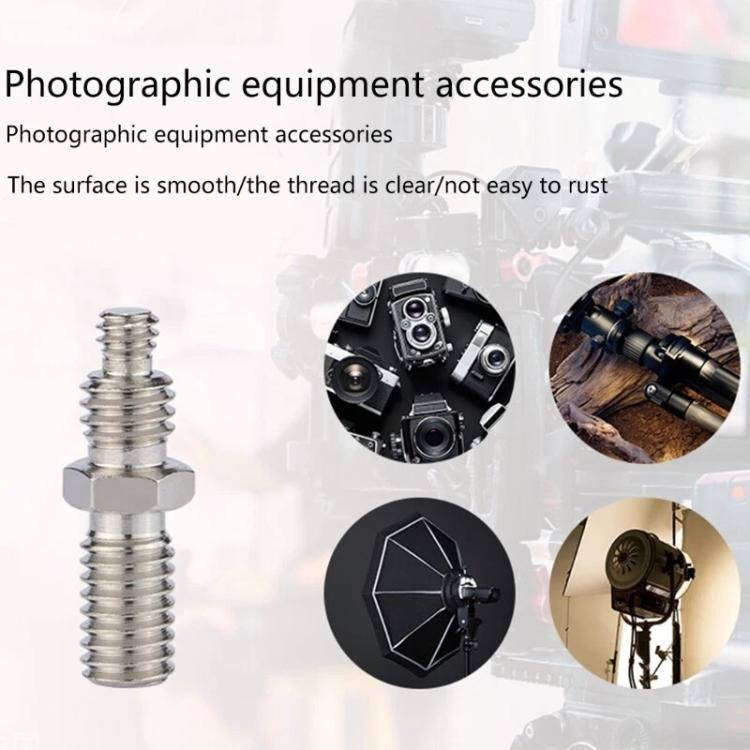 Adaptador de trípode de eje central de 1/4 a 3/8 de pulgada para cámara, 10pcs E7, 10pcs E8