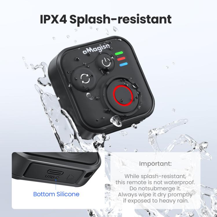 Mando a distancia Bluetooth aMagisn 3.0 Versión universal para Insta360, GoPro Hero, smartphones Android/iOS, DJI OSMO 360, Action 6/5 Pro/4, AM40