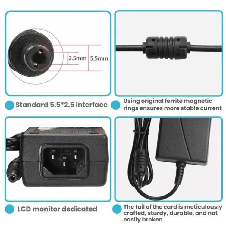 Adaptador de corriente para impresora de etiquetas DAJING ADP-60D24, 24 V, 2,5 A, 3 Pin, 5.5x2.5mm