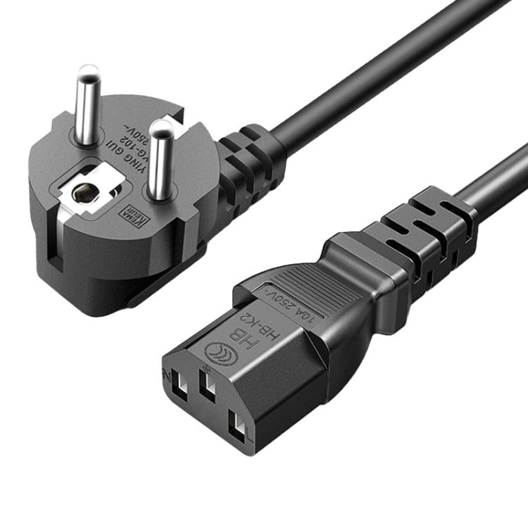 Cable de alimentación de cobre puro de 1,5 m, 3 pines, cable de pantalla para monitor de computadora de 0,75 pulgadas cuadradas, 1.5m x 0.75
