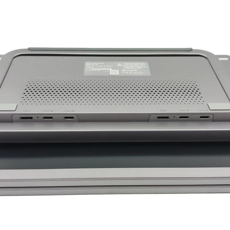 Monitor portátil de doble pantalla de 14 pulgadas, compatible con portátiles de 13,3 a 17 pulgadas, con rotación ajustable y diseño plegable., HYX-B90D