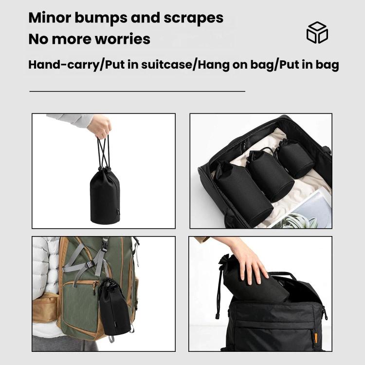 Funda para objetivo de cámara, ligera, suave y a prueba de golpes. Estuche interior para cámara., Cwatcun D296 Small, Cwatcun D296 Medium, Cwatcun D296 Large