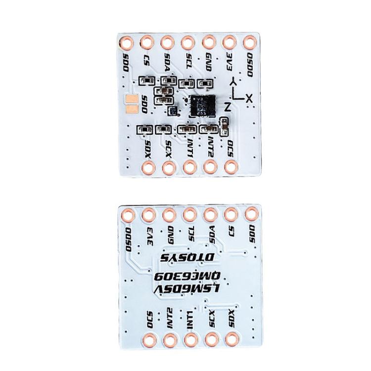 Para SlimeVR / Smol LSM6DSV + Módulo QMC6309