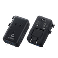 Adaptador universal portátil ANKER A9215 para varios países, carga rápida PD de 20 W, cargador inteligente.