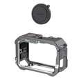 Para DJI OSMO Action 6 aMagisn, jaula metálica de liberación rápida, marco protector con tapa de lente de silicona., Action 6 Metal Cage