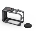 Para DJI OSMO Action 5 Pro /4/3, jaula metálica para cámara aMagisn 2.0 con marco protector de liberación rápida y tapa de lente de silicona., Action 5 Pro /4/3 Metal Cage