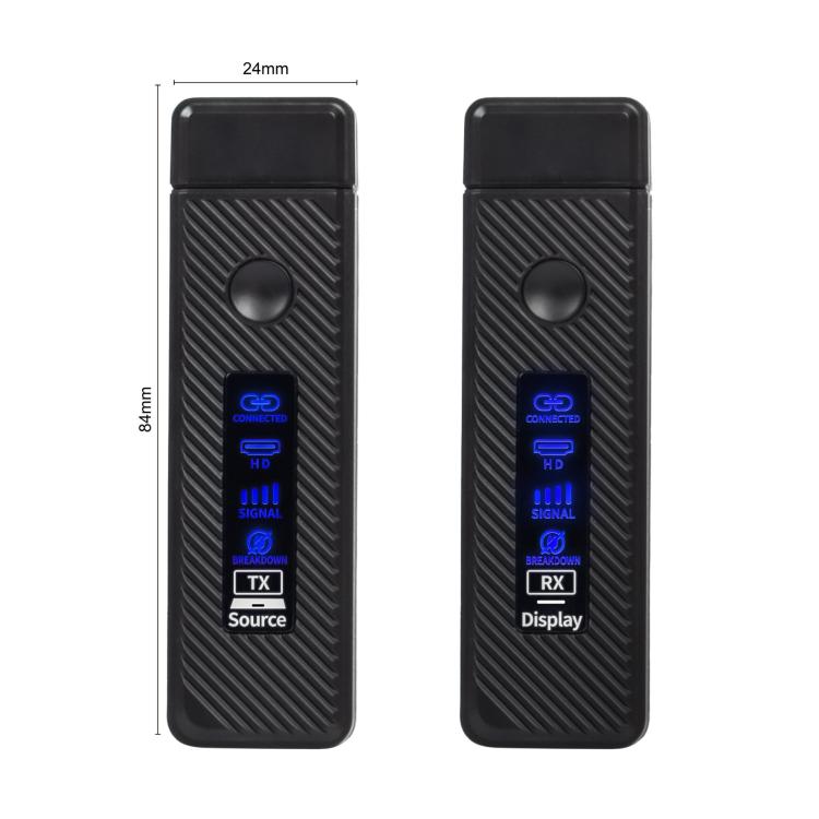 Transmisor HDMI inalámbrico 2 en 1, dispositivo de duplicación de pantalla de 60 m para portátiles y PC, extensor inalámbrico 1080P 60Hz
