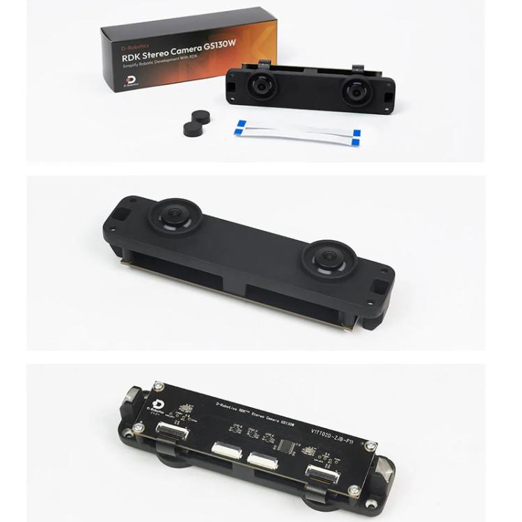 Cámara estéreo YAHBOOM D-Robotics RDK GS130W para sensores de color duales de 1,3 MP en RDK X5/S100 P, GS130W