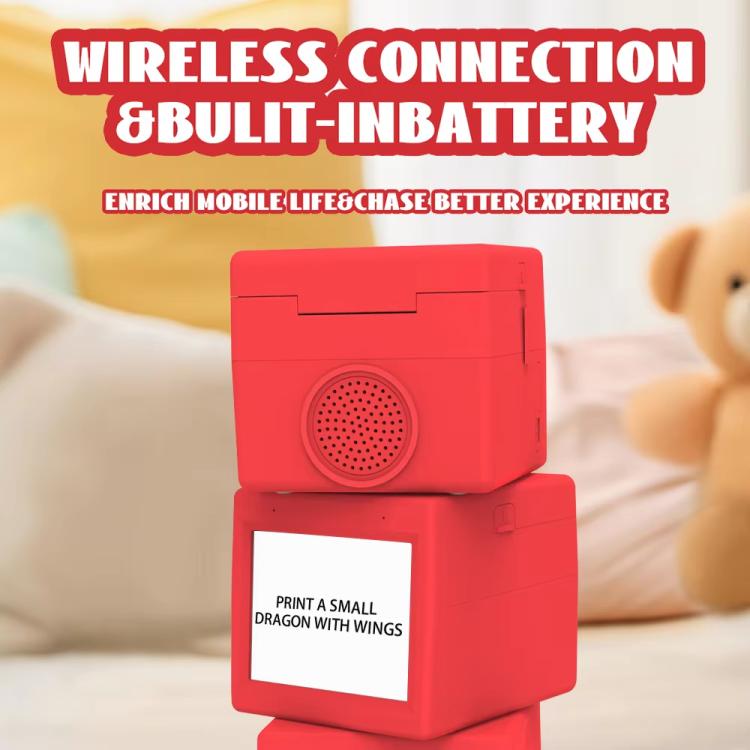 Impresora térmica inalámbrica mini Q15 con IA, pantalla de 3,5 pulgadas y función de conversión de voz a imagen.