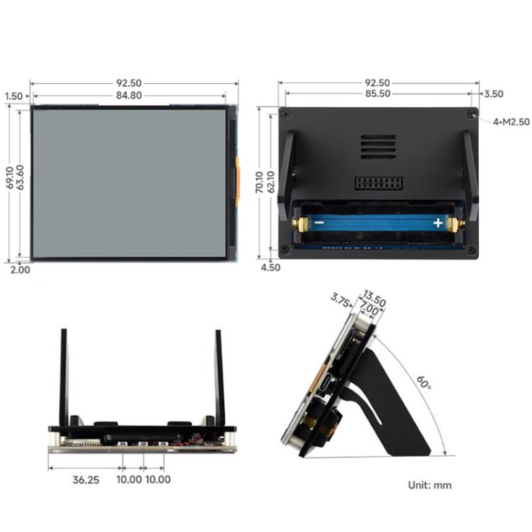 La placa de desarrollo ESP32-S3 con pantalla RLCD totalmente reflectante de 4,2 pulgadas admite comunicación Wi-Fi y BLE de modo dual (sin batería)., 33507
