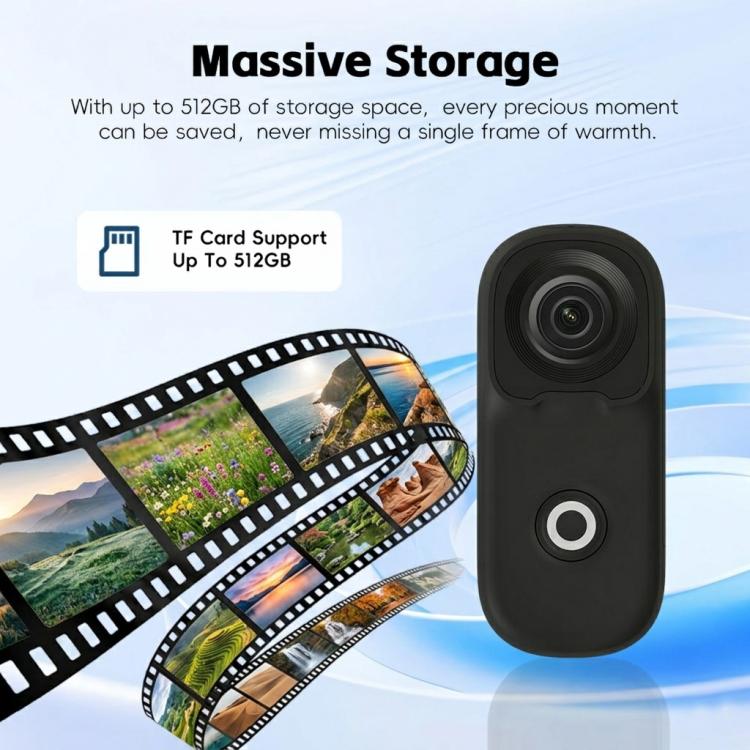 Cámara de acción de pulgar con grabadora HD WIFI 4K, MZ02