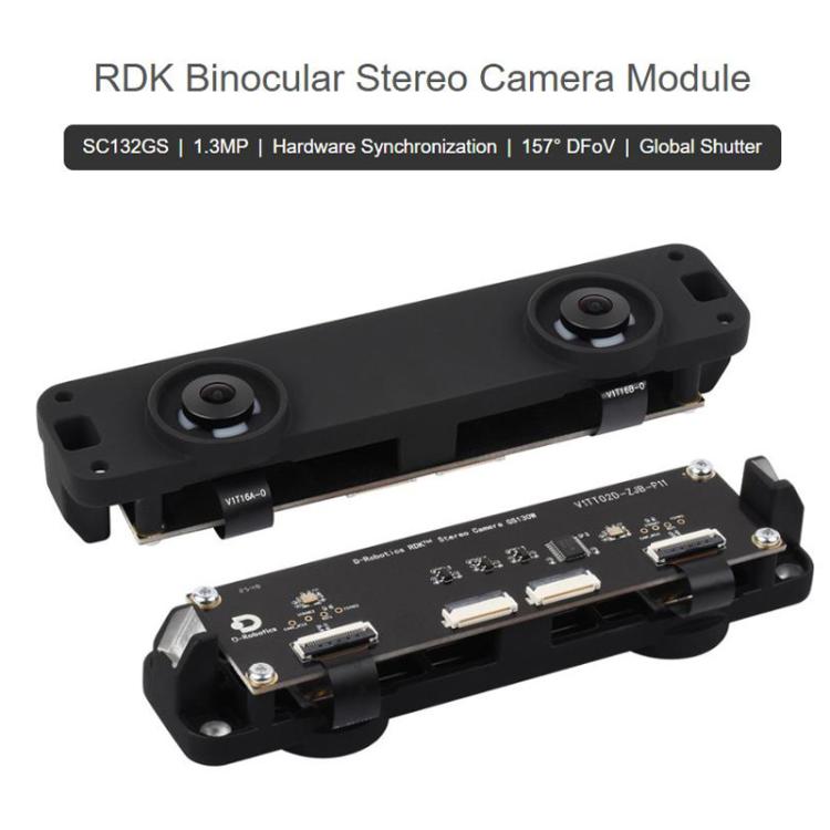 Módulo de cámara estéreo binocular SC132GS con cámaras duales de 1,3 MP para RDK X5, 33206