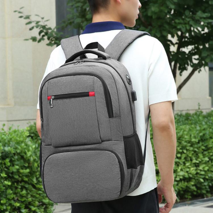 Mochila isotérmica 2 en 1 Vanaheimr con compartimento refrigerado y puerto USB, bolsa de picnic para portátil de 15,6 pulgadas con orificio para auriculares