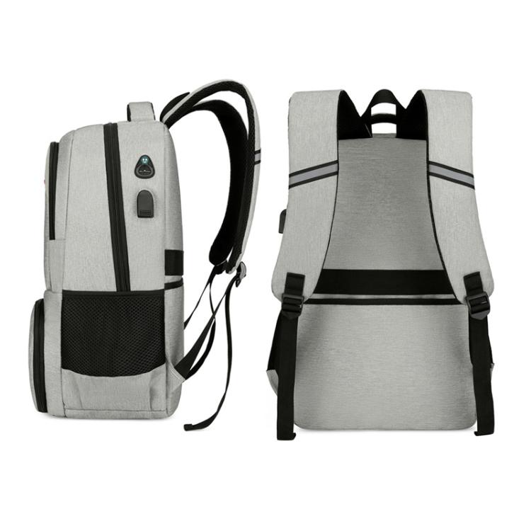 Mochila isotérmica 2 en 1 Vanaheimr con compartimento refrigerado y puerto USB, bolsa de picnic para portátil de 15,6 pulgadas con orificio para auriculares
