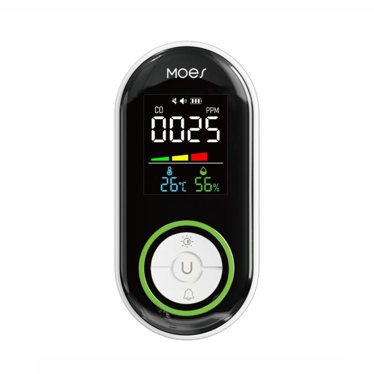 Sensor de alarma de monitoreo de temperatura y humedad para detector de monóxido de carbono MOES, 3 In 1 US Plug, 3 In 1 EU Plug, 4 In 1 Gas US Plug, 4 In 1 Gas EU Plug, 4 In 1 Smoke US Plug, 4 In 1 Smoke EU Plug, 5 In 1 Gas+Smoke US Plug              ...