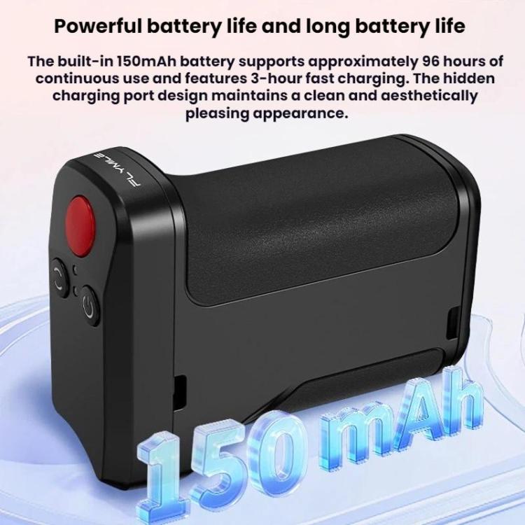 Base magnética de liberación rápida Flymile con mango Bluetooth para fotografía callejera, compatible con DJI Osmo Action 5 Pro / 6.