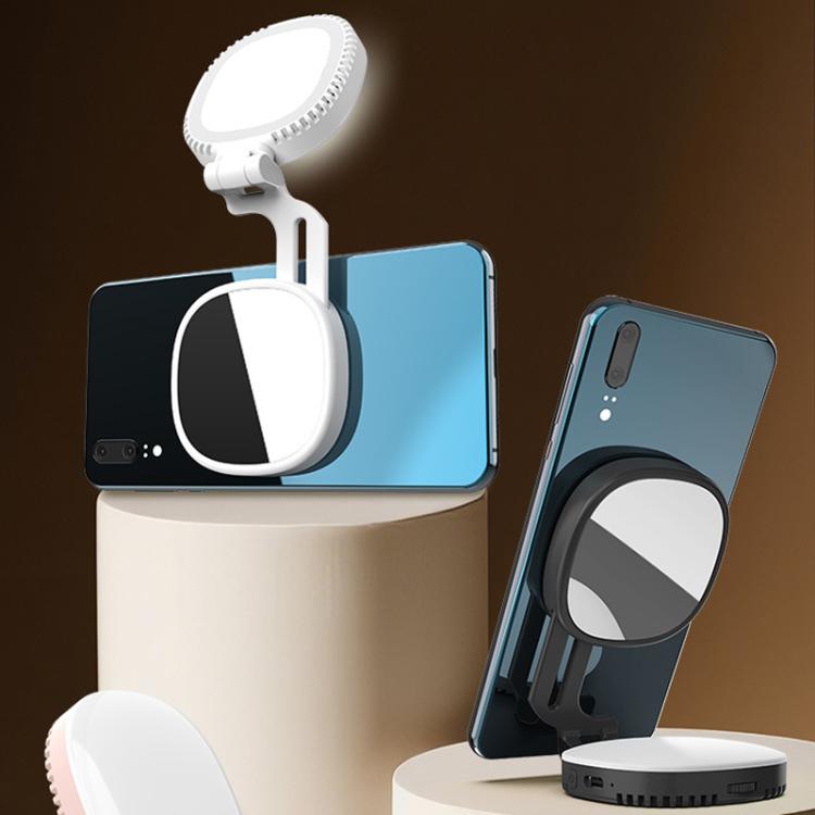 Luz magnética tricolor K10 para teléfono, ideal para transmisiones en vivo, fotografía, belleza, uso portátil y selfies de bolsillo en exteriores.