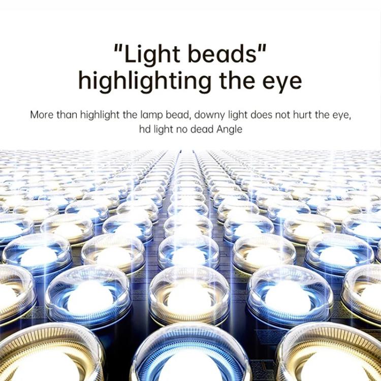 Luz magnética tricolor K10 para teléfono, ideal para transmisiones en vivo, fotografía, belleza, uso portátil y selfies de bolsillo en exteriores.