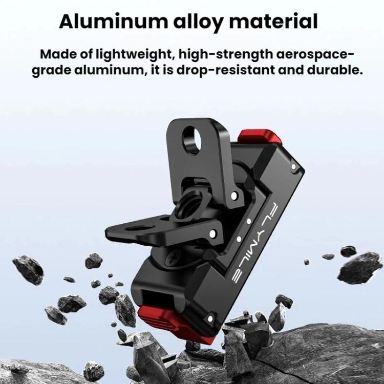 Base adaptadora magnética de liberación rápida Flymile para DJI Osmo 360 / Action 3 / 4 / 5 Pro, Aluminum Alloy