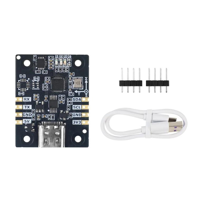 Módulo sensor IMU AHRS compatible con ROS1 y ROS2 para Jetson Raspberry Pi, YAHBOOM 6-axis, YAHBOOM 9-axis, YAHBOOM 10-axis