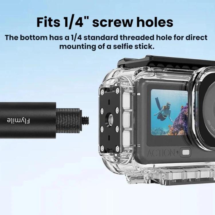 Estuche magnético impermeable de liberación rápida para buceo DJI Osmo Action 6 Flymile de 60 m