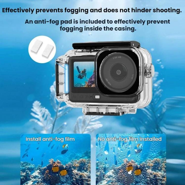 Estuche magnético impermeable de liberación rápida para buceo DJI Osmo Action 6 Flymile de 60 m