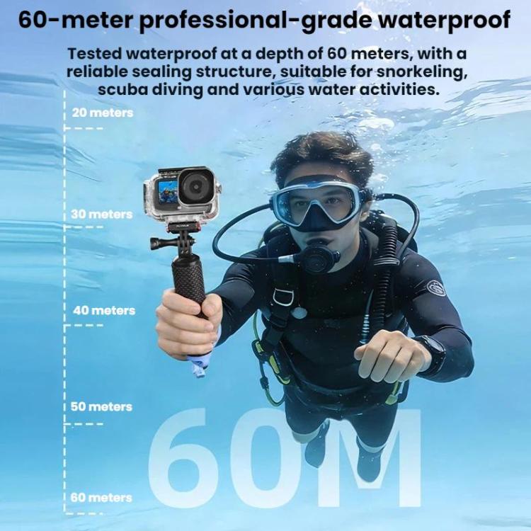 Estuche magnético impermeable de liberación rápida para buceo DJI Osmo Action 6 Flymile de 60 m