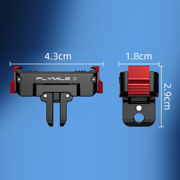 Base de expansión magnética giratoria de liberación rápida para DJI Osmo Action 6
