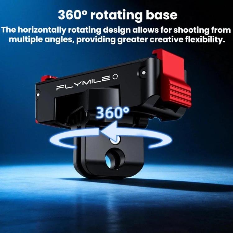 Base de expansión magnética giratoria de liberación rápida para DJI Osmo Action 6