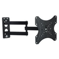 Soporte de pared articulado para TV con brazo amplio giratorio, extensible e inclinable para televisores y monitores de 14 a 55 pulgadas., 117B, 117B-2