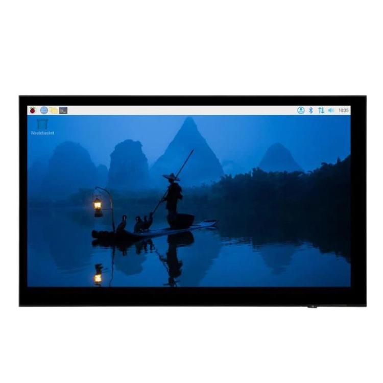 Pantalla táctil capacitiva DSI de 7 pulgadas, 1024 x 600 píxeles, panel IPS, táctil de 5 puntos. Admite ajuste de retroiluminación mediante software., 33259