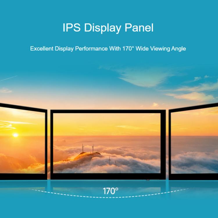 Pantalla táctil capacitiva DSI de 7 pulgadas, 1024 x 600 píxeles, panel IPS, táctil de 5 puntos. Admite ajuste de retroiluminación mediante software., 33259