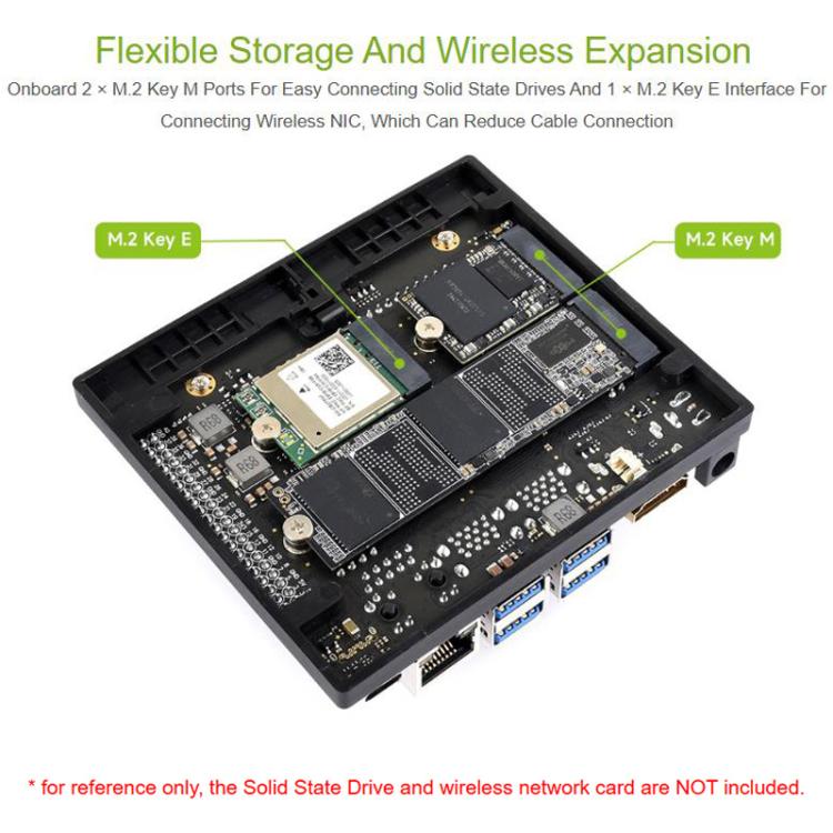 Placa base Jetson Orin Nano/NX Super basada en el módulo Jetson Orin Nano/NX AI, 33495