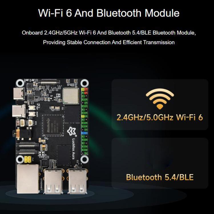 Placa de desarrollo Linux de alto rendimiento Luckfox Aura con procesador Rockchip RV1126B de cuatro núcleos a 1,6 GHz, RAM 2GB No eMMC, RAM 2GB eMMC Flash 64GB, RAM 4GB No eMMC, RAM 4GB eMMC Flash 64GB