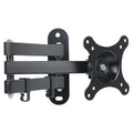 Soporte de pared telescópico giratorio para monitor, compatible con pantallas LCD de TV de 10 a 24 pulgadas., 116B