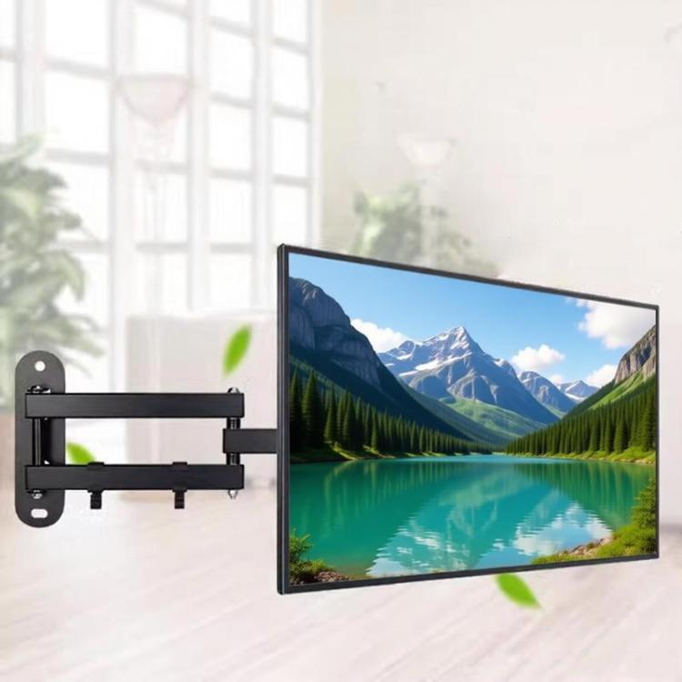 Soporte de pared telescópico giratorio para monitor, compatible con pantallas LCD de TV de 10 a 24 pulgadas., 116B