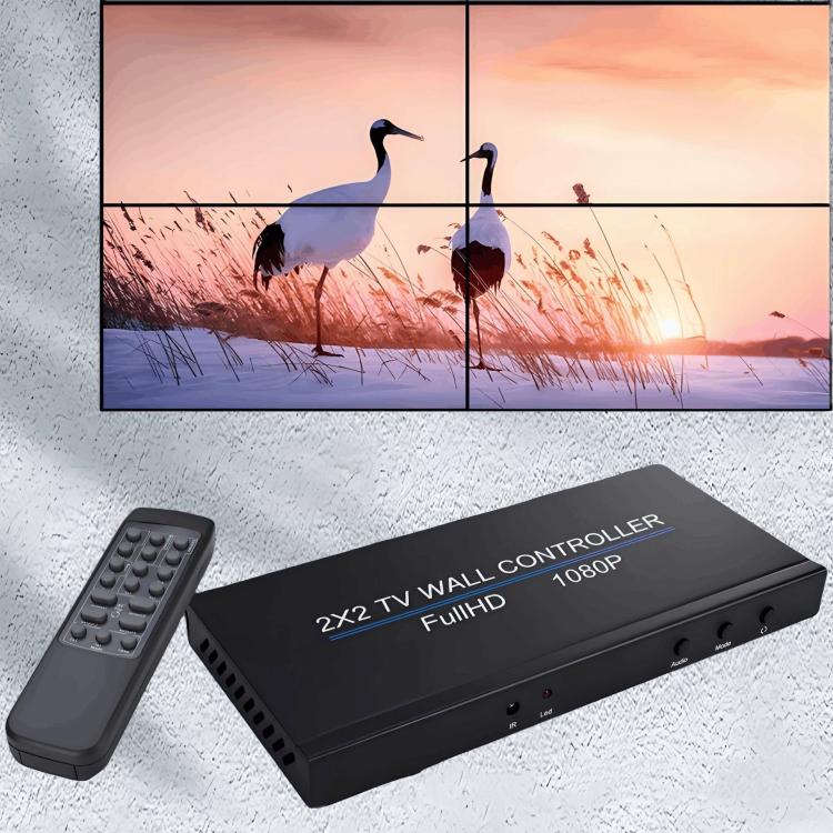 Controlador de videowall con procesador HDMI 2x2 NK-BT150, US Plug, EU Plug, UK Plug, AU Plug