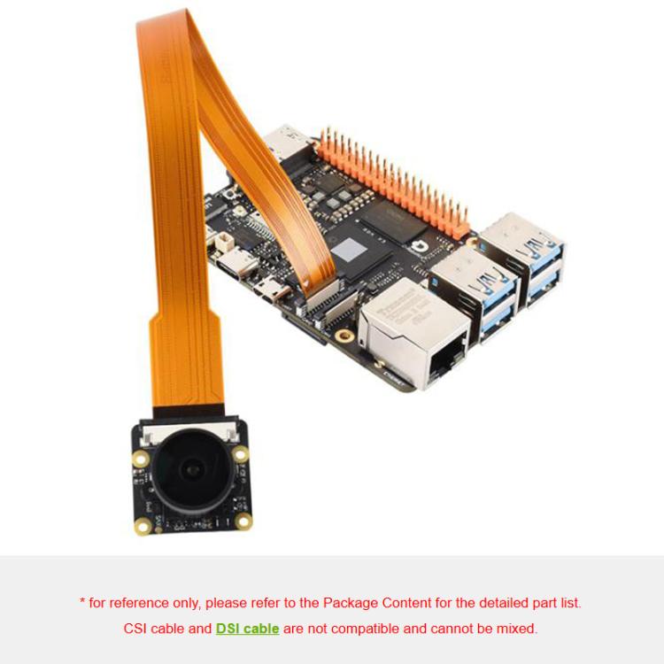 Cable flexible Waveshare FPC CSI para Raspberry Pi 5, de 22 pines a 15 pines, apto para cámaras CSI., 200mm, 300mm, 500mm