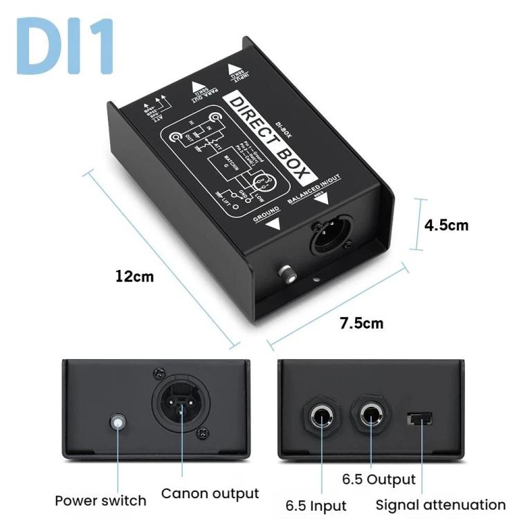 Efectos de cambio de impedancia del aislador de audio pasivo LEUS, 1 Channel, 2 Channels
