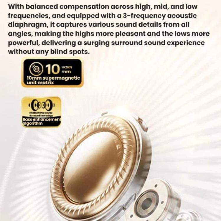 Auriculares inalámbricos Bluetooth de conducción ósea aigo CJ195, con clip para la oreja, ideales para deportes y correr.