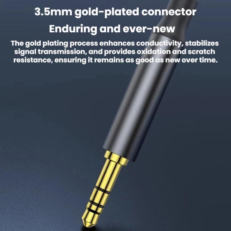 Adaptador de altavoz con cable de audio de 3,5 mm 3 en 1, 1.3m, 2m