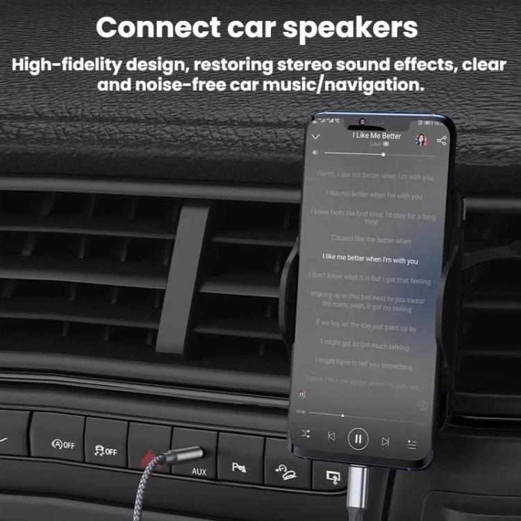 Adaptador de altavoz con cable de audio de 3,5 mm 3 en 1, 1.3m, 2m