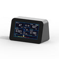Monitor de calidad del aire 9 en 1 para HCHO/PM2.5/CO2/TVOC, temperatura y humedad, AQI, alarma ajustable, carga USB tipo C, DM368