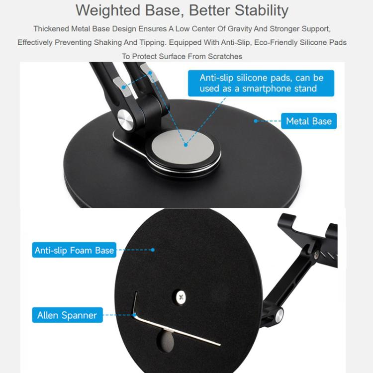 Soporte ajustable portátil para monitor WAVESHARE, compatible con monitores de 4 a 18,5 pulgadas., 4-18.5 inch Monitors