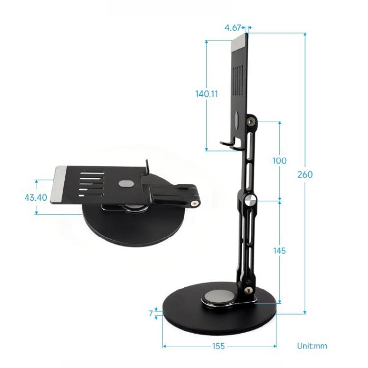 Soporte ajustable portátil para monitor WAVESHARE, compatible con monitores de 4 a 18,5 pulgadas., 4-18.5 inch Monitors