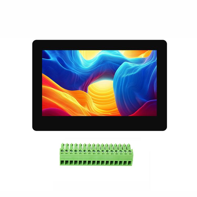 Placa de desarrollo de pantalla táctil capacitiva WAVESHARE RP2350 de 4,3 pulgadas, Without Case, With Plastic Case