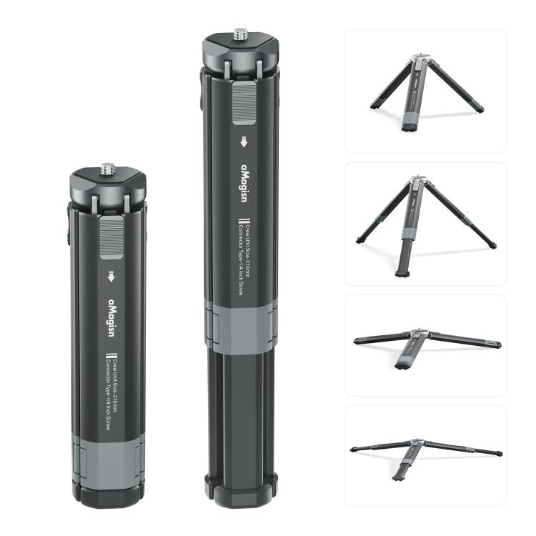 Trípode extensible de metal aMagisn para cámaras deportivas, cámaras sin espejo y smartphones., AM38
