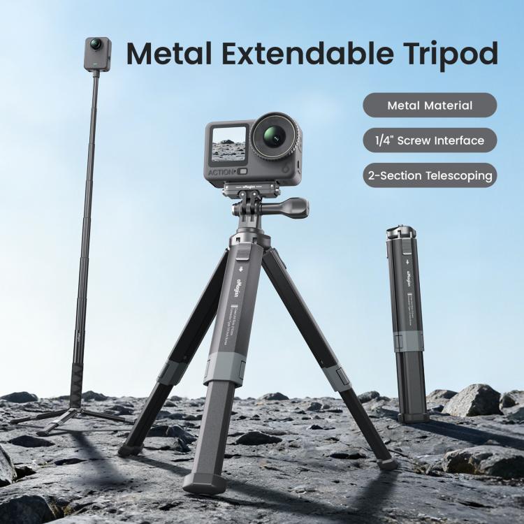 Trípode extensible de metal aMagisn para cámaras deportivas, cámaras sin espejo y smartphones., AM38