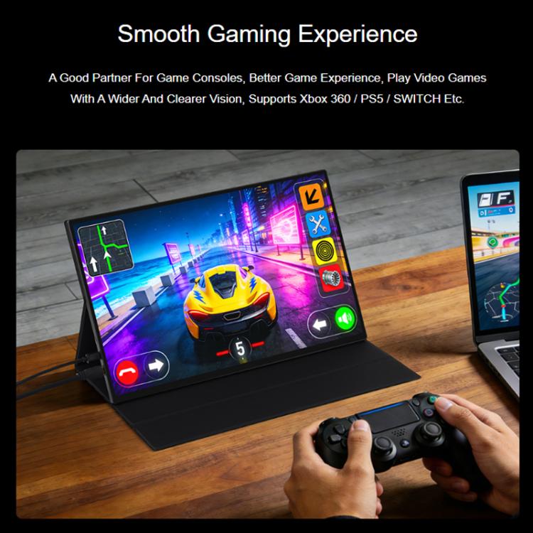 WAVESHARE Portátil de 16 pulgadas con pantalla táctil 4K y panel IPS, con funda protectora magnética., 3840x2400